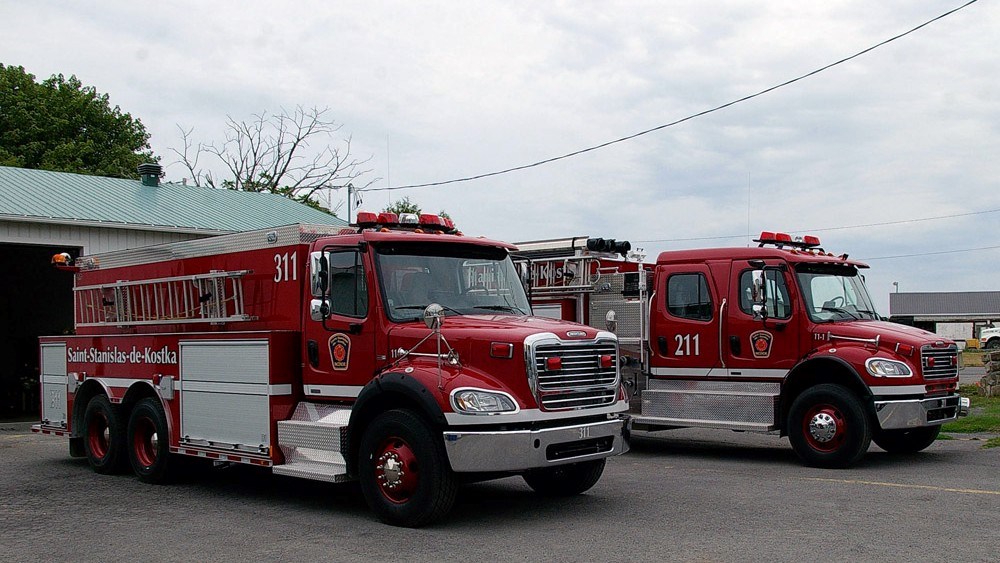Pratique générale publique pour les pompiers de Saint-Stanislas-de-Kostka 