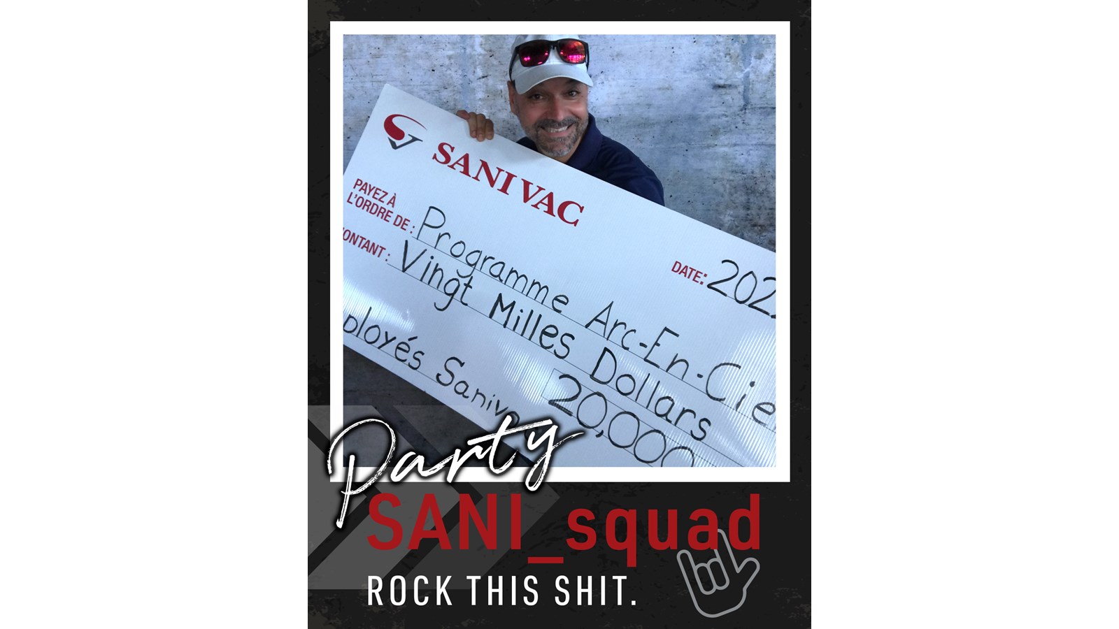 Sanivac remet 20 000 $ au Centre Notre-Dame-de-Fatima