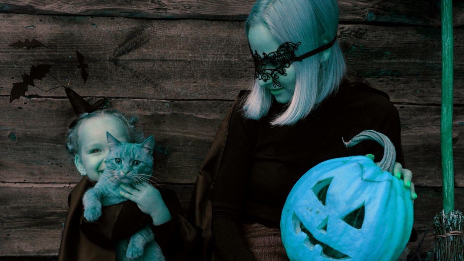 Des citrouilles turquoises pour un Halloween pour tous