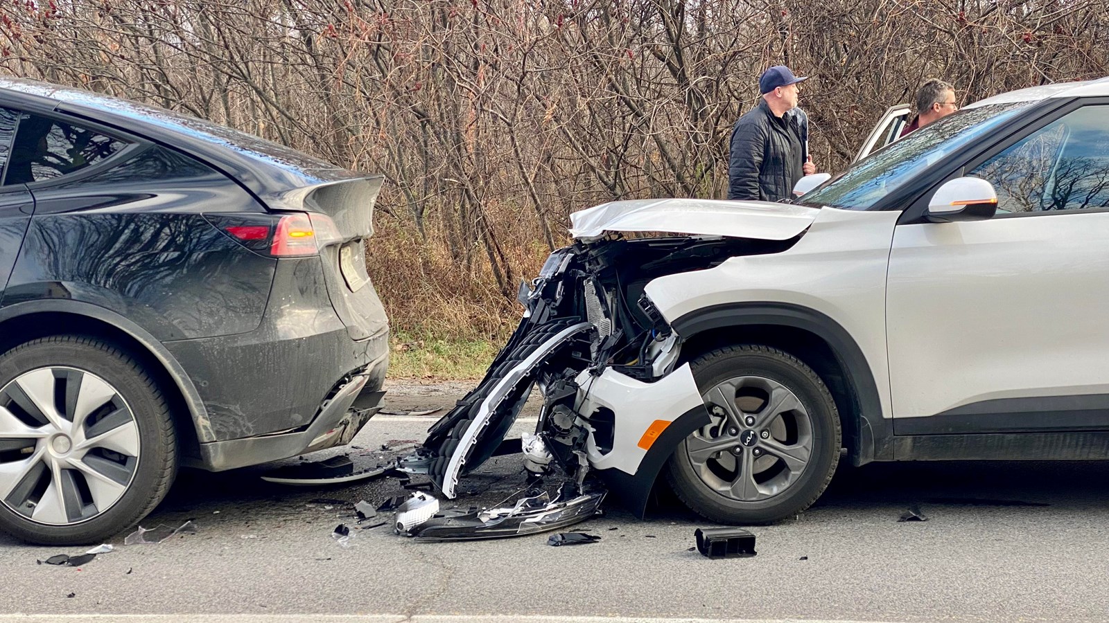 Collision causes major traffic jam in Saint-Lazare