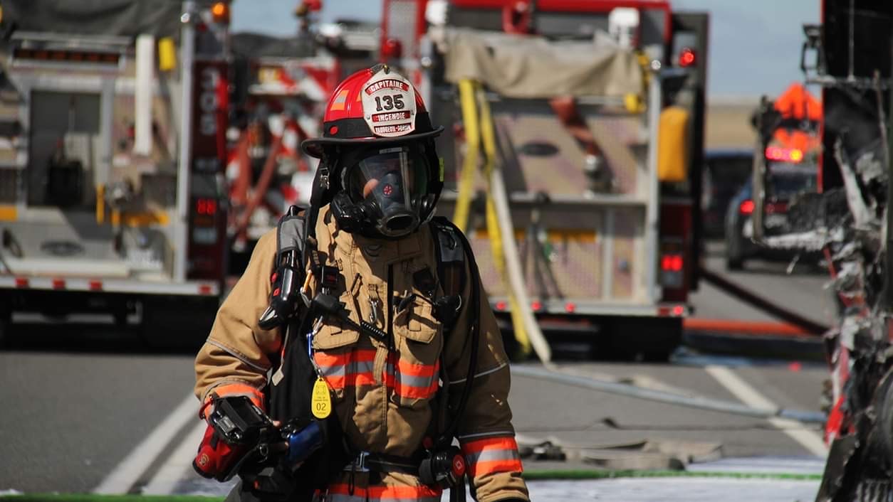Les pompiers interviennent sur la rue Lafleur à Vaudreuil-Dorion  