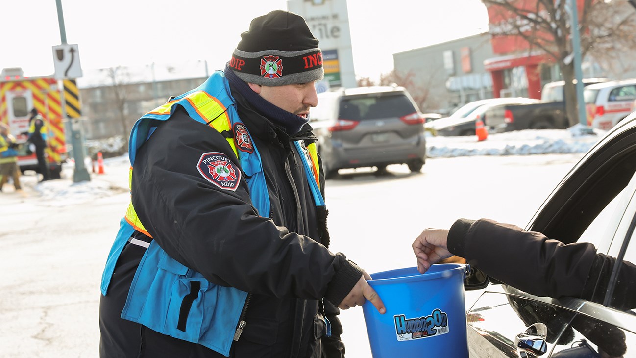 Les pompiers s'unissent pour la Maison de soins palliatifs de Vaudreuil-Soulanges