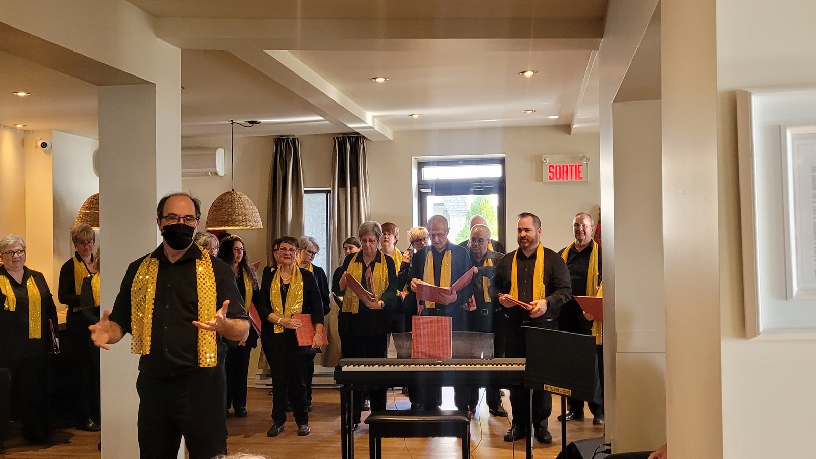 L’Ensemble vocal Les Enchanteurs fait vibrer le Manoir des Îles