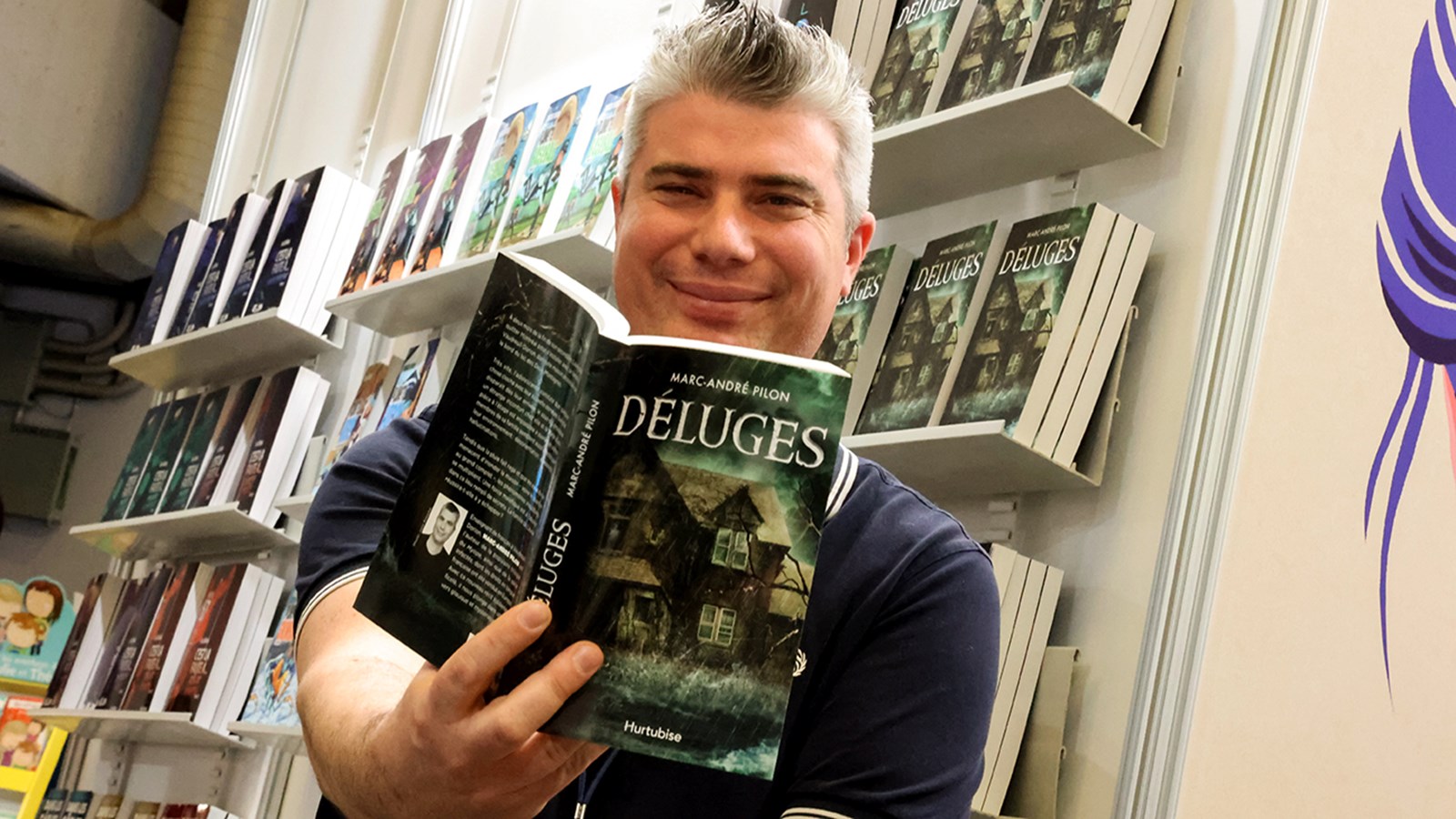 Marc-André Pilon a présenté son 6e roman au Salon du livre de Montréal