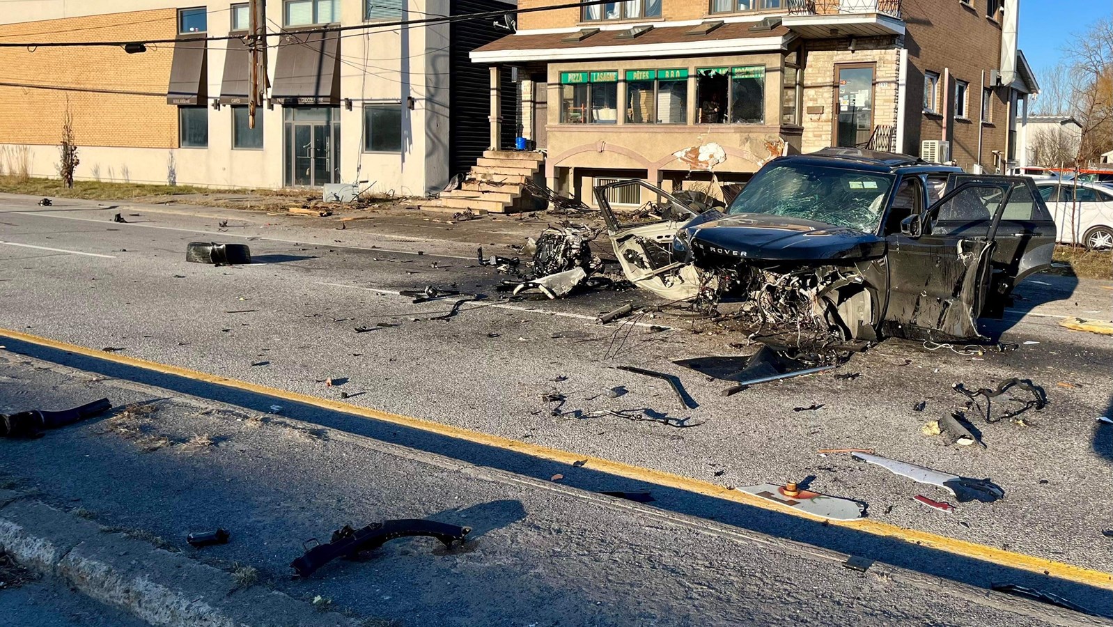 Poursuite policière et accident sur le boulevard Harwood