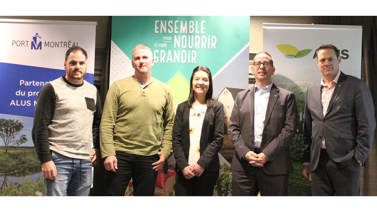 Pierre-Hugues Seers, Christian Brault, Jennifer Loschiavo, Louis-Philippe Péloquin, Julien Pagé