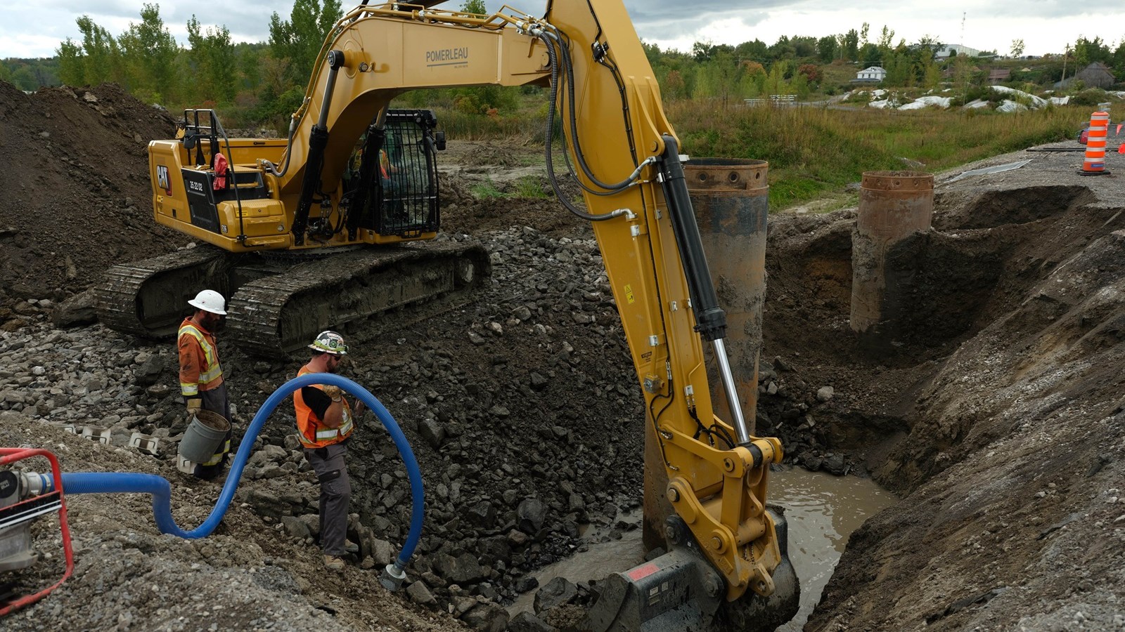 Les travaux vont bon train sur le site du futur hôpital de Vaudreuil-Soulanges