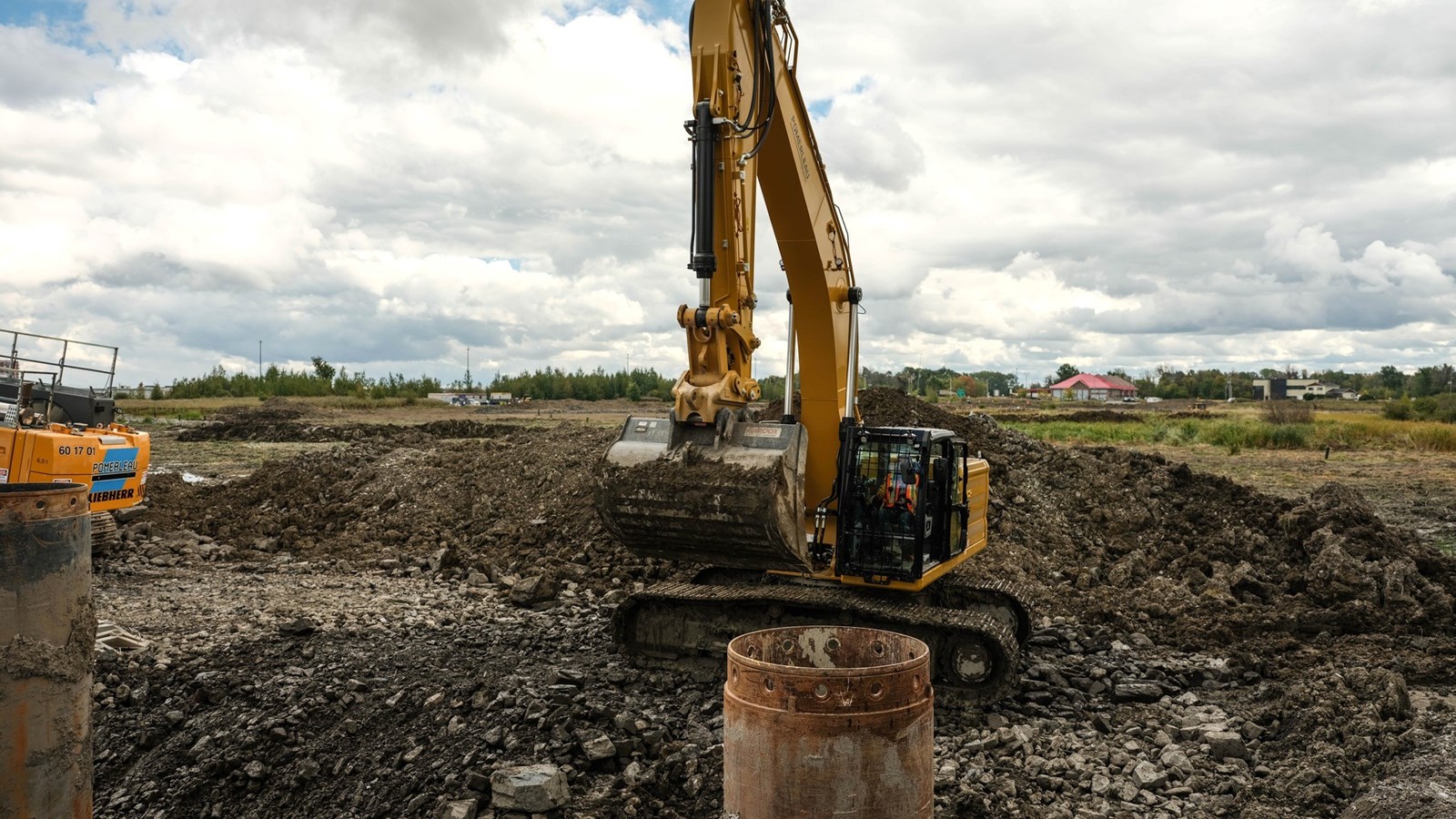 Les travaux vont bon train sur le site du futur hôpital de Vaudreuil-Soulanges