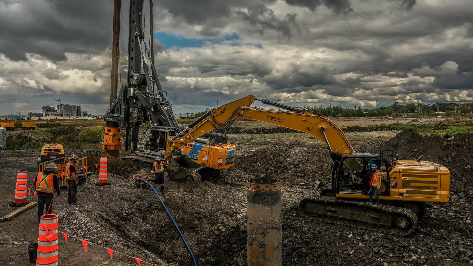 Les travaux vont bon train sur le site du futur hôpital de Vaudreuil-Soulanges