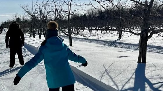 Patin, raquette et enquêtes au Verger Labonté