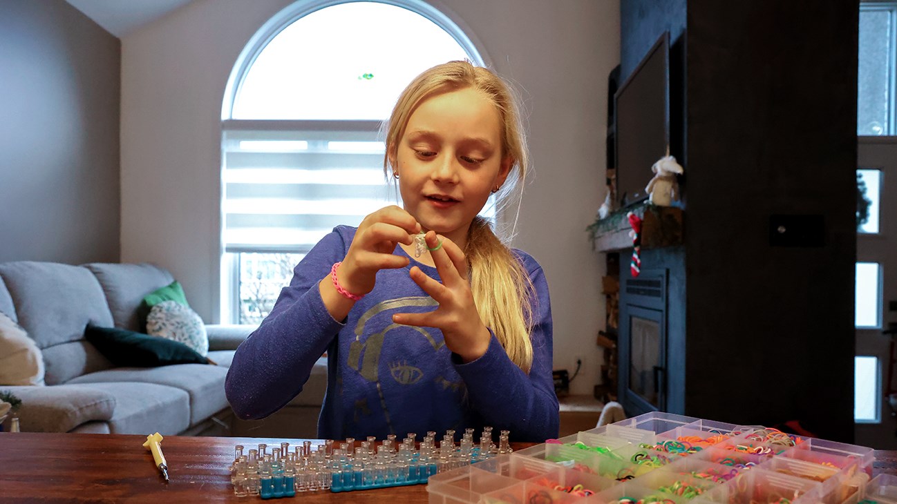 Une petite fille au grand coeur
