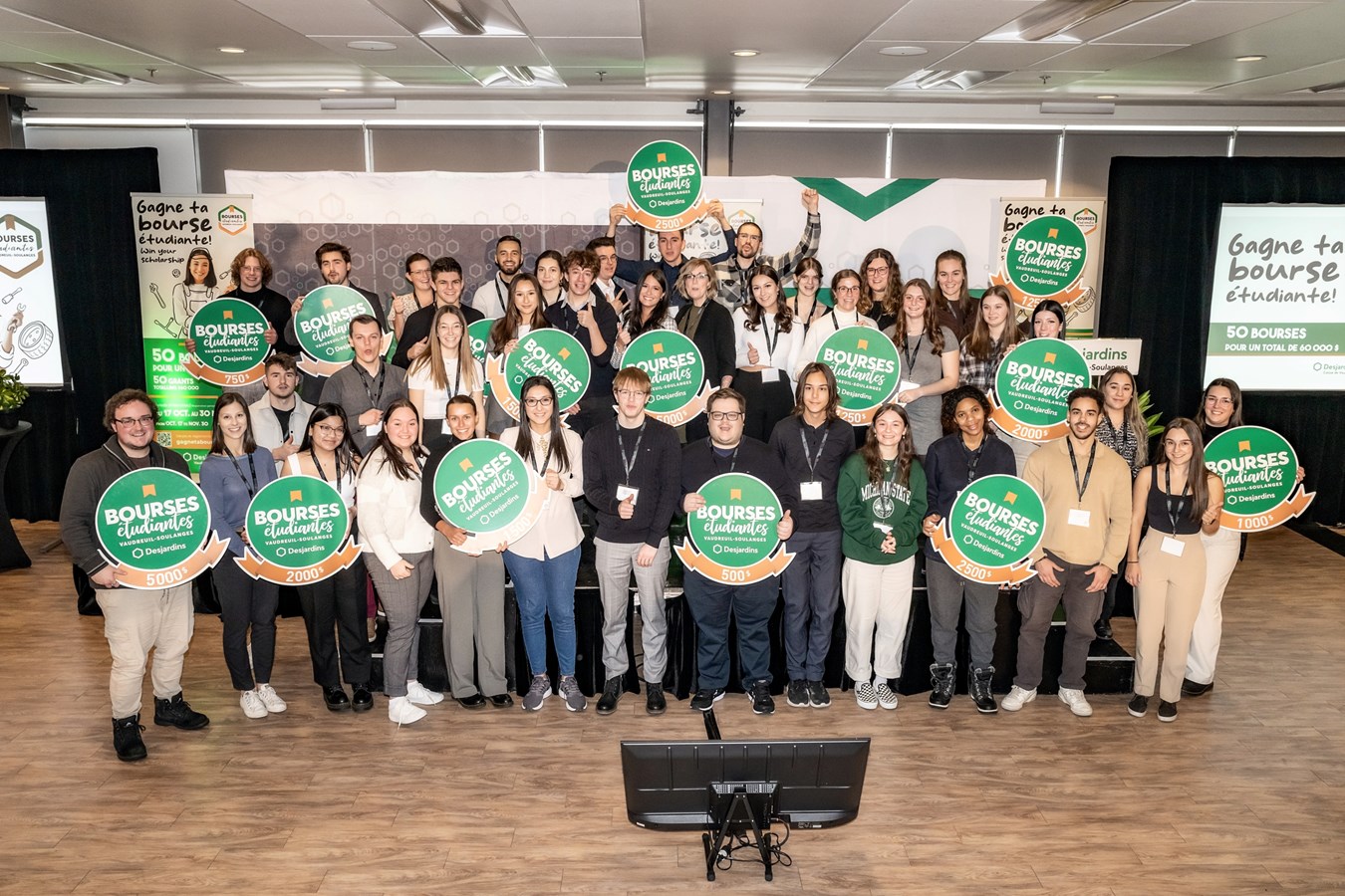 Desjardins Vaudreuil-Soulanges nomme 50 nouveaux boursiers