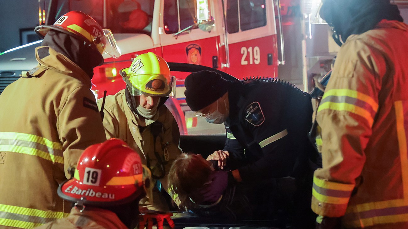 Une collision cause des blessures mineures à une automobiliste à Saint-Clet