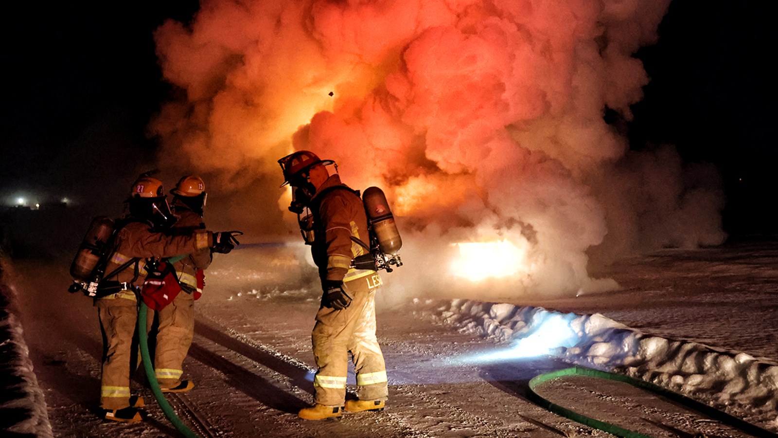 Un véhicule volé a été la proie des flammes cette nuit aux Cèdres 