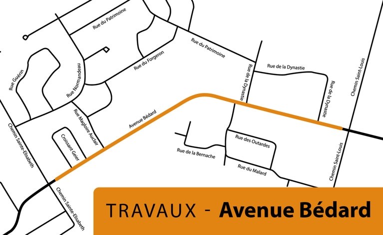 Entrave partielle sur l’avenue Bédard, à Saint-Lazare