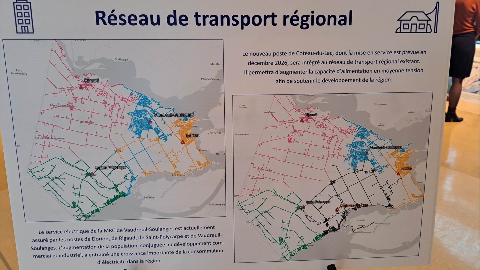 Hydro-Québec: 150M $ pour la construction du nouveau poste à Coteau-du-Lac
