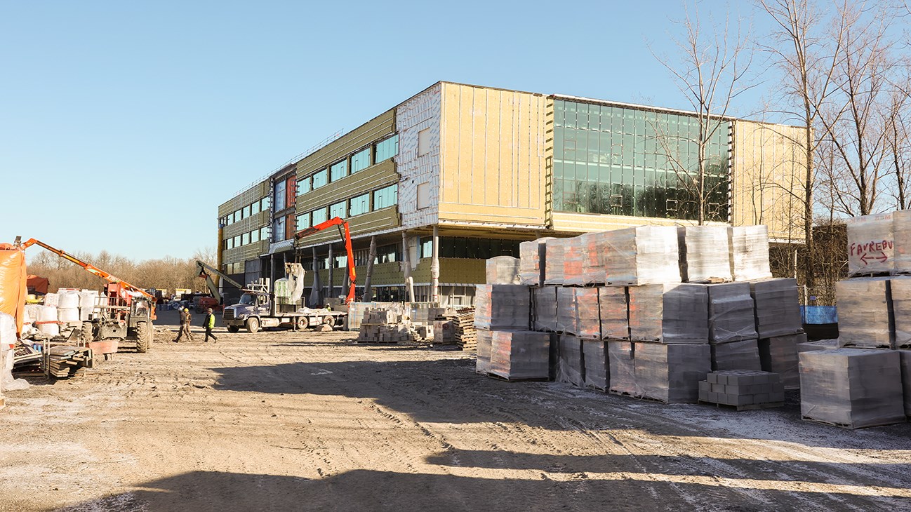 La construction de la nouvelle école respecte l'échéancier prévu