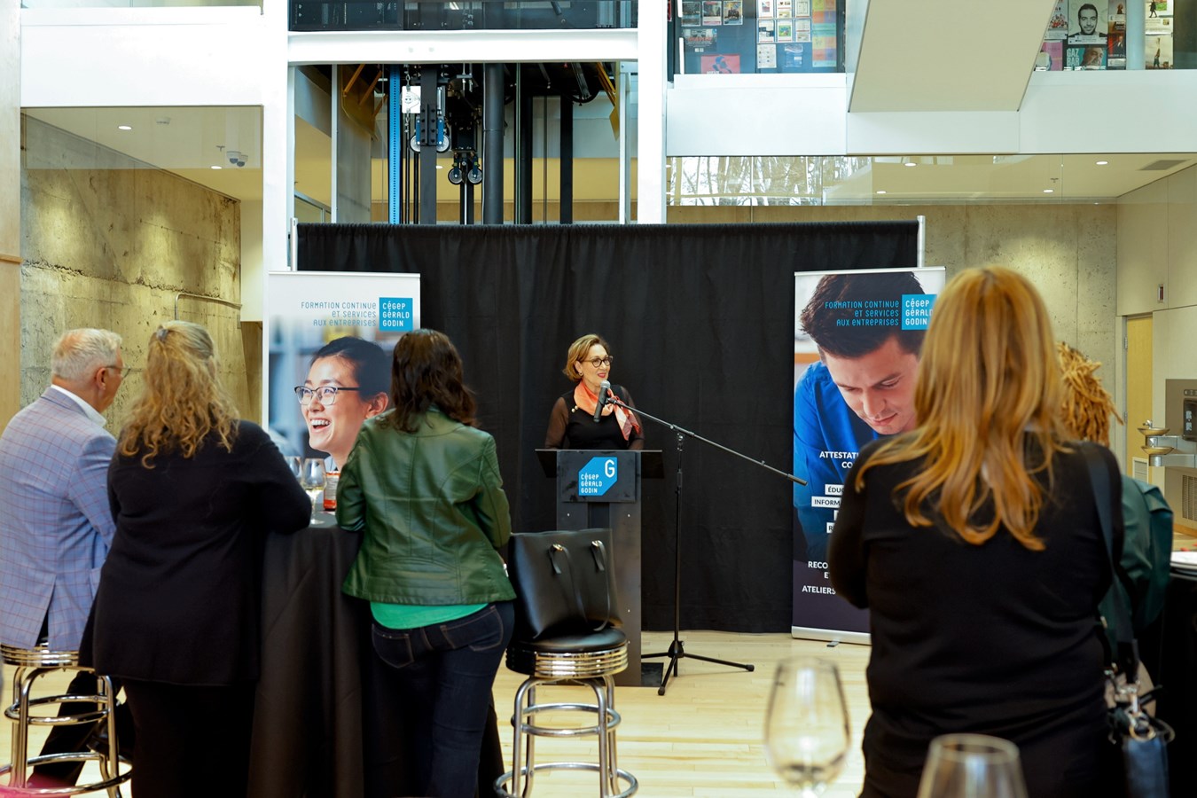 Une belle soirée avec Danièle Henkel au Cégep Gérald-Godin