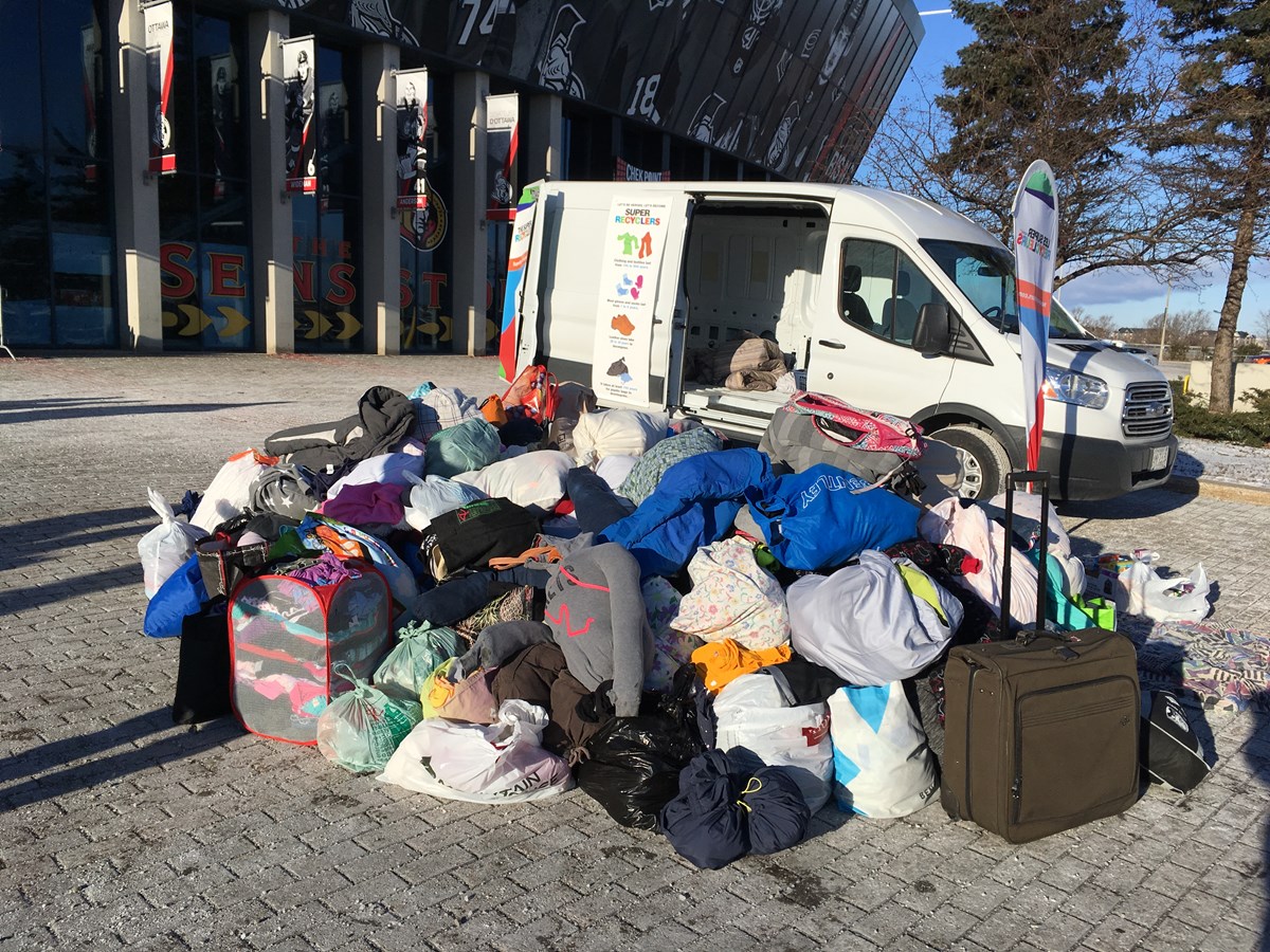 Apportez vos vêtements, literie et jouets au Chêne-Bleu le 19 avril