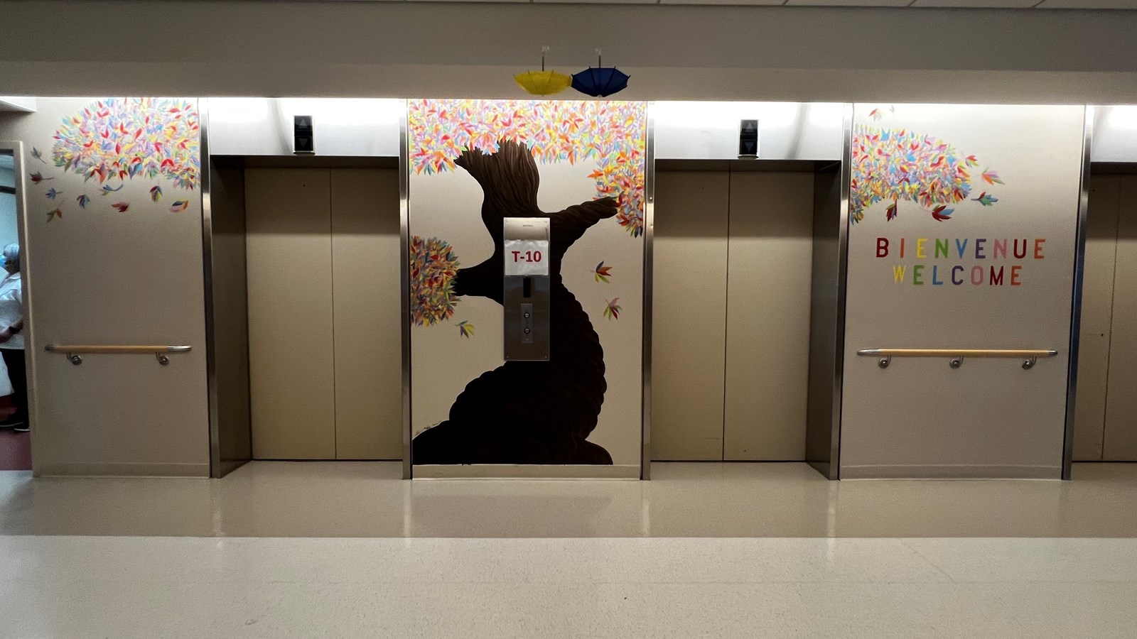 Les murales «Arbres de vie» sont créées à l'hôpital Sainte-Anne
