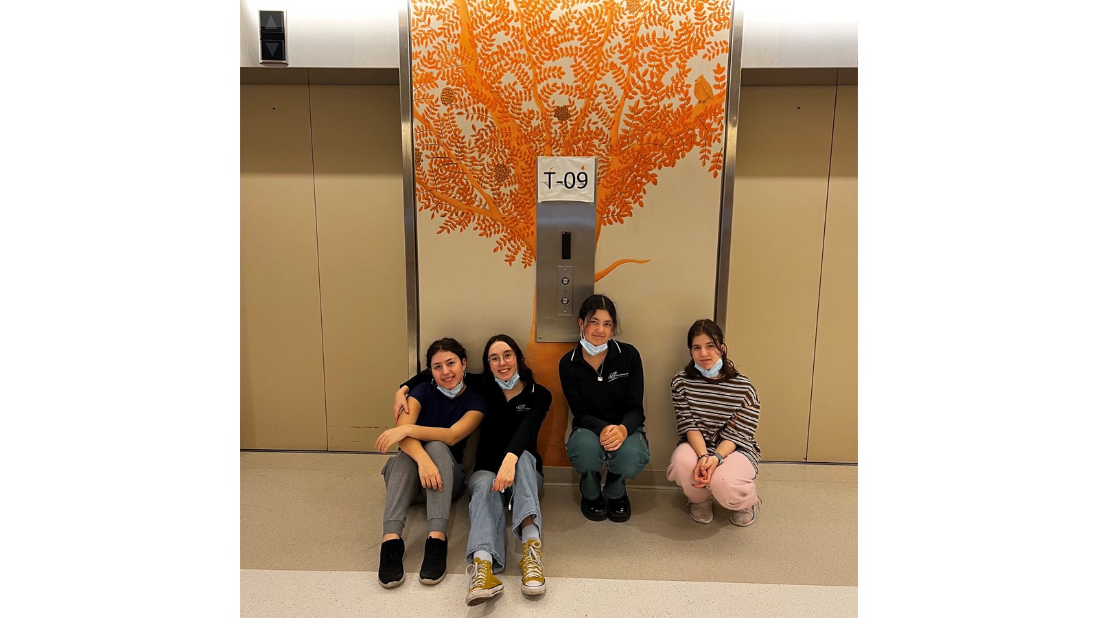 Les murales «Arbres de vie» sont créées à l'hôpital Sainte-Anne