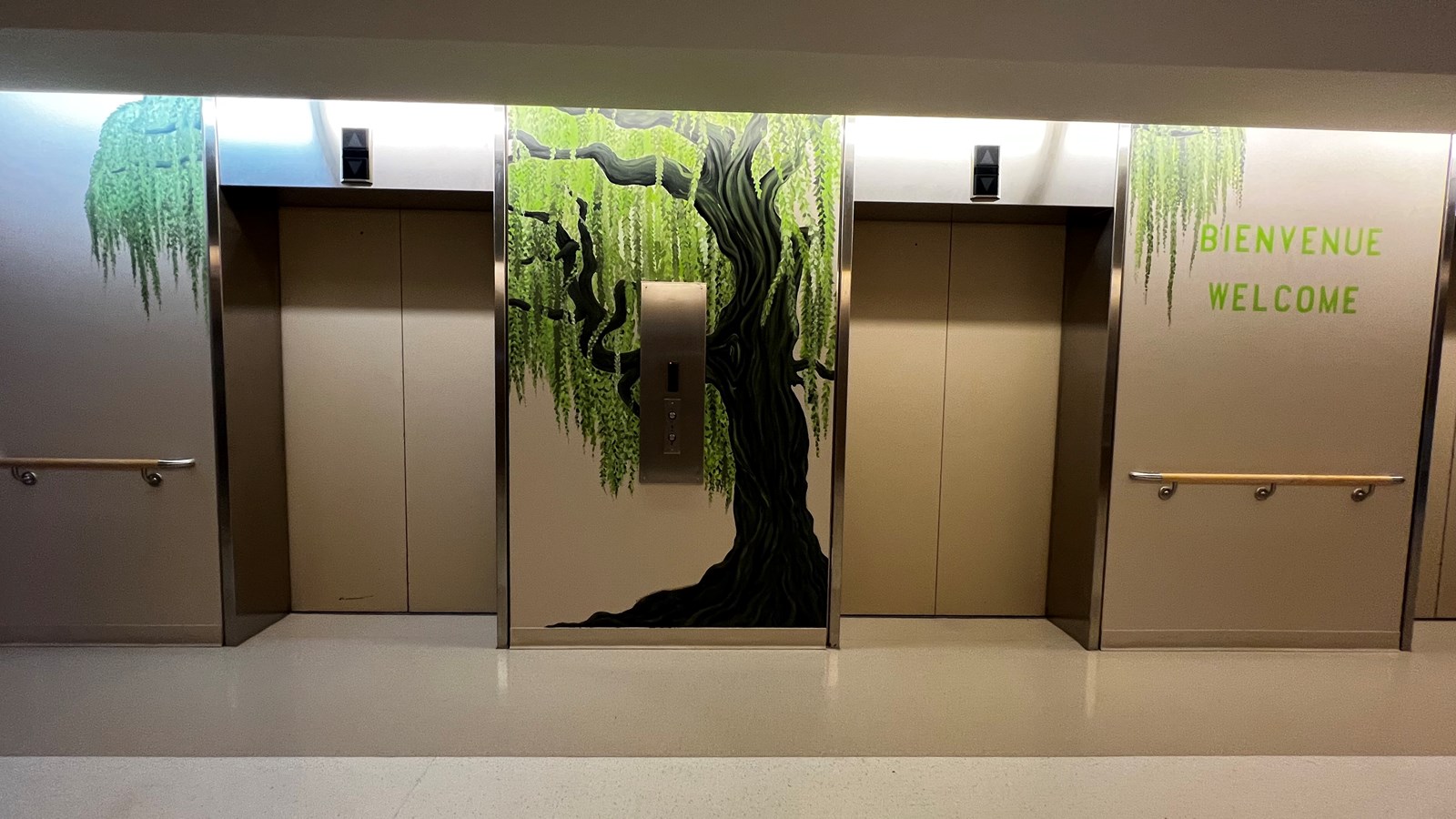 Les murales «Arbres de vie» sont créées à l'hôpital Sainte-Anne