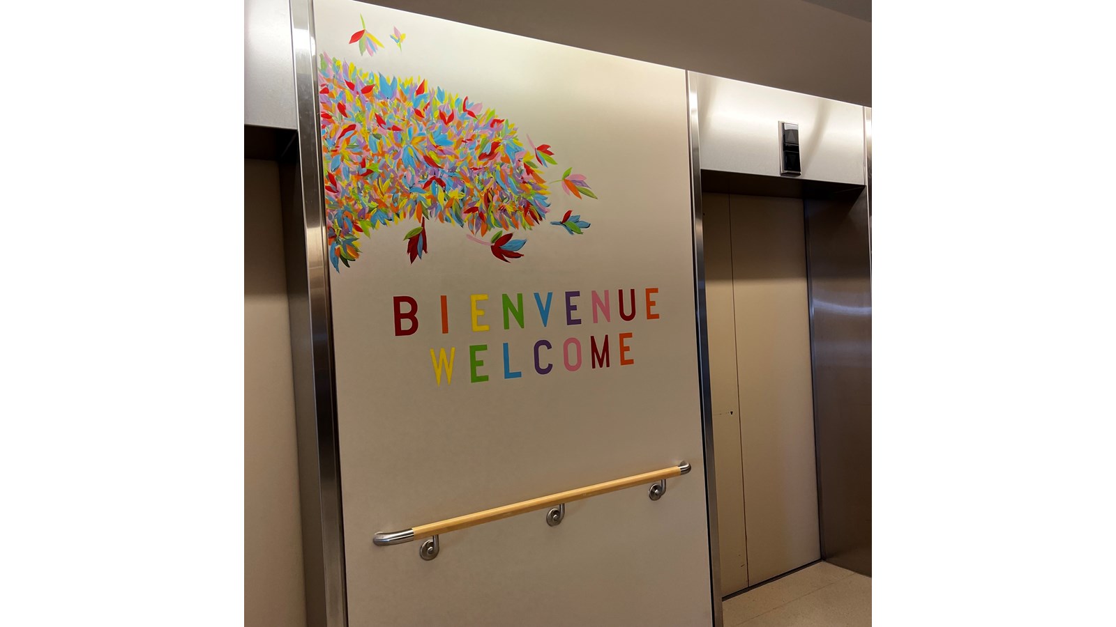 Les murales «Arbres de vie» sont créées à l'hôpital Sainte-Anne