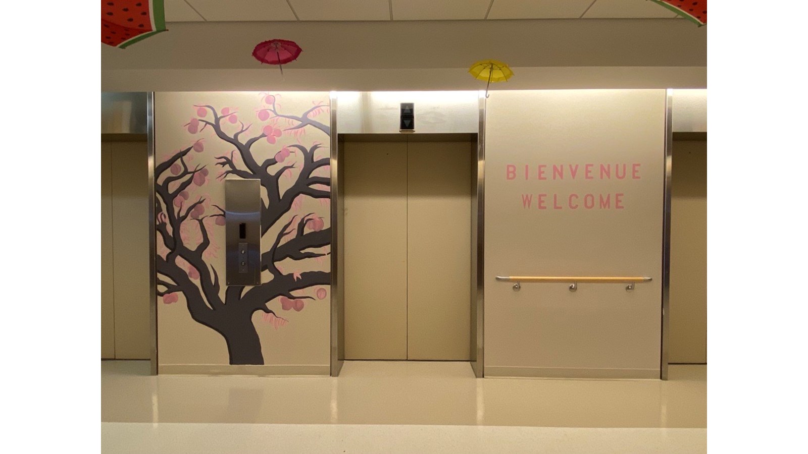 Les murales «Arbres de vie» sont créées à l'hôpital Sainte-Anne