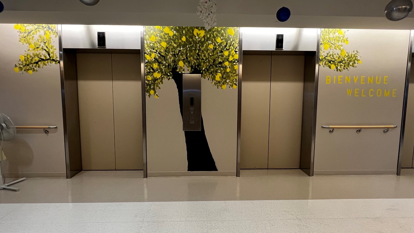 Les murales «Arbres de vie» sont créées à l'hôpital Sainte-Anne