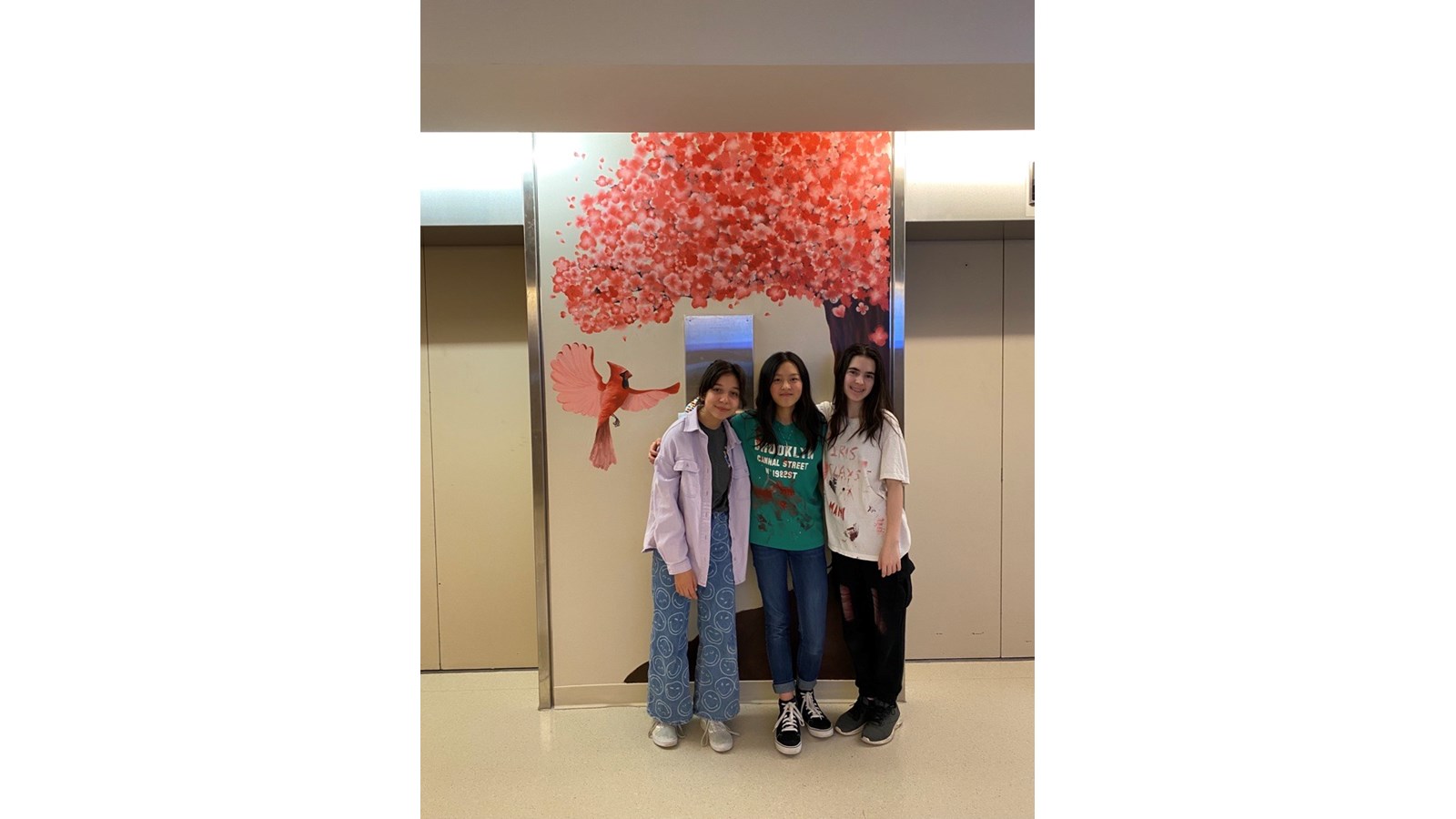 Les murales «Arbres de vie» sont créées à l'hôpital Sainte-Anne