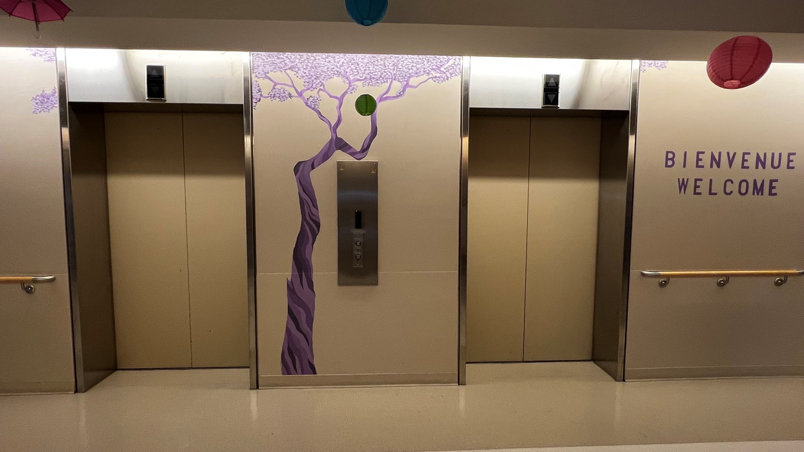 Les murales «Arbres de vie» sont créées à l'hôpital Sainte-Anne