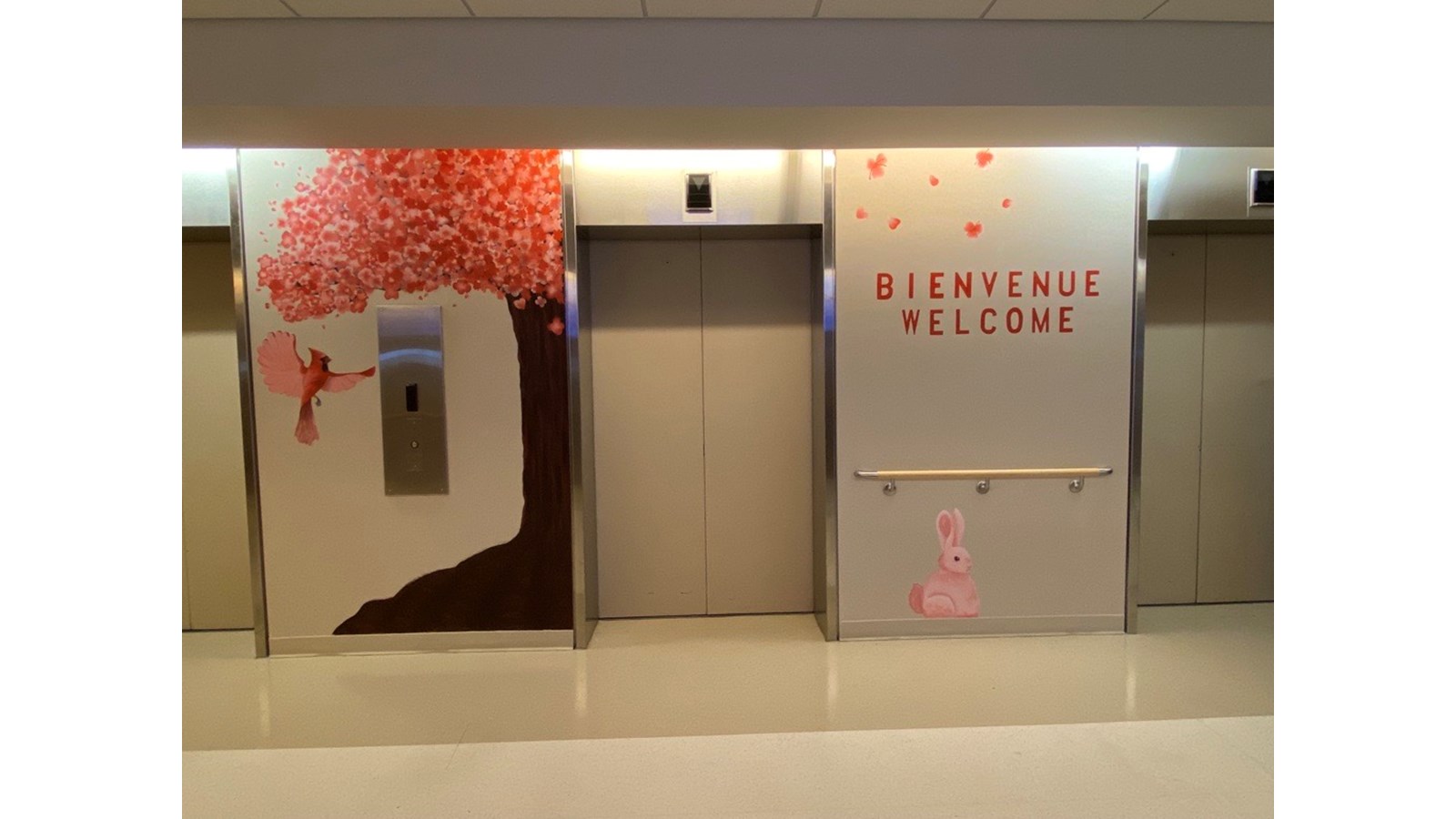 Les murales «Arbres de vie» sont créées à l'hôpital Sainte-Anne