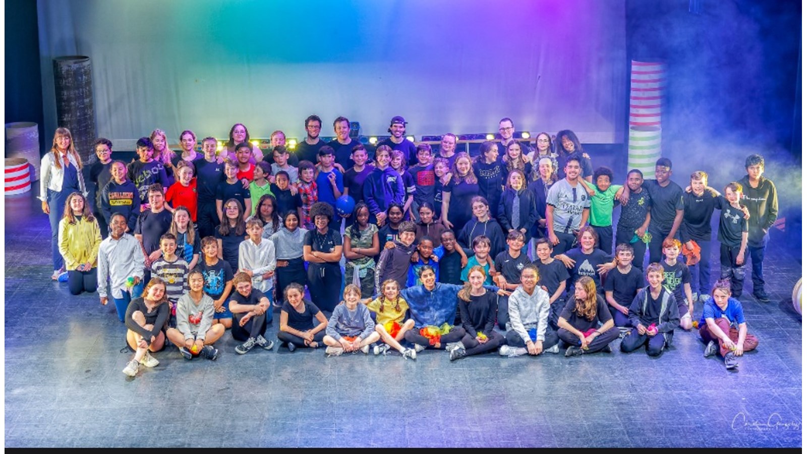 Festi-cirque: au tour des élèves de l'école Notre-Dame-de-Lorette de s'envoyer en l'air
