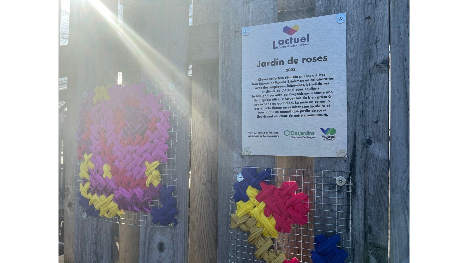 L'Actuel dévoile son Jardin de roses