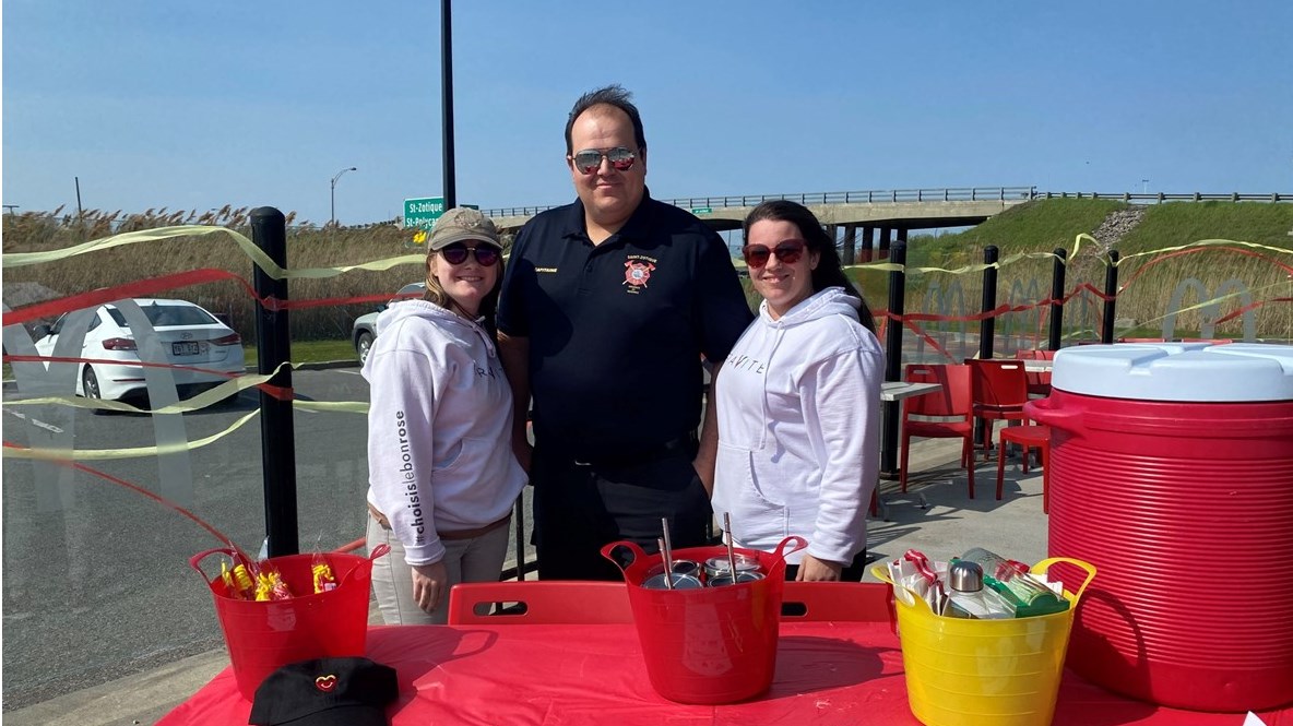 Des pompiers de Saint-Zotique, Saint-Télesphore et Coteau-du-Lac s'impliquent dans le Grand McDon