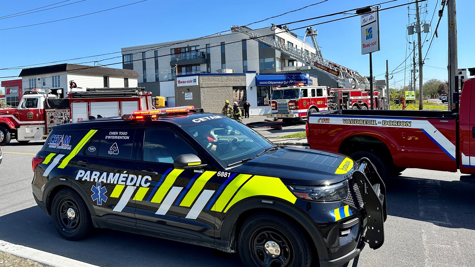Incendie de Vaudreuil-Dorion: un problème électrique en cause