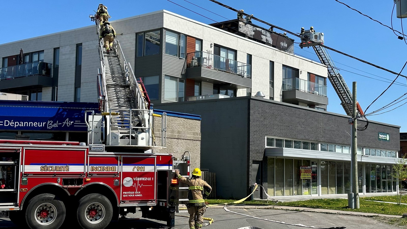 Incendie de Vaudreuil-Dorion: un problème électrique en cause