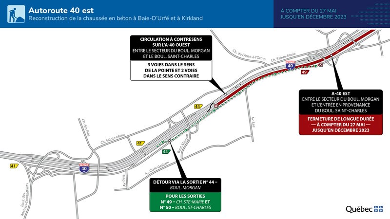 Circulation à contresens sur l'autoroute 40