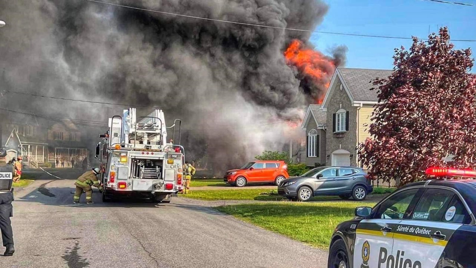Un problème électrique aurait causé l'incendie sur la rue Marianne 