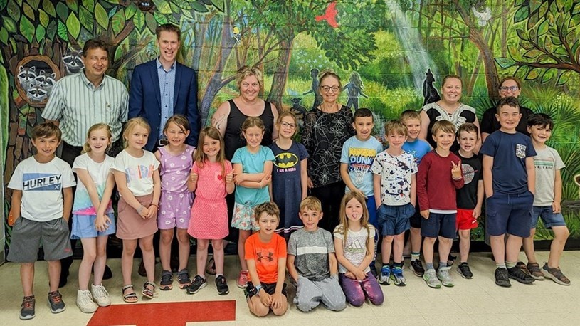 L'École Léopold-Carrière inaugure sa « forêt enchantée » 
