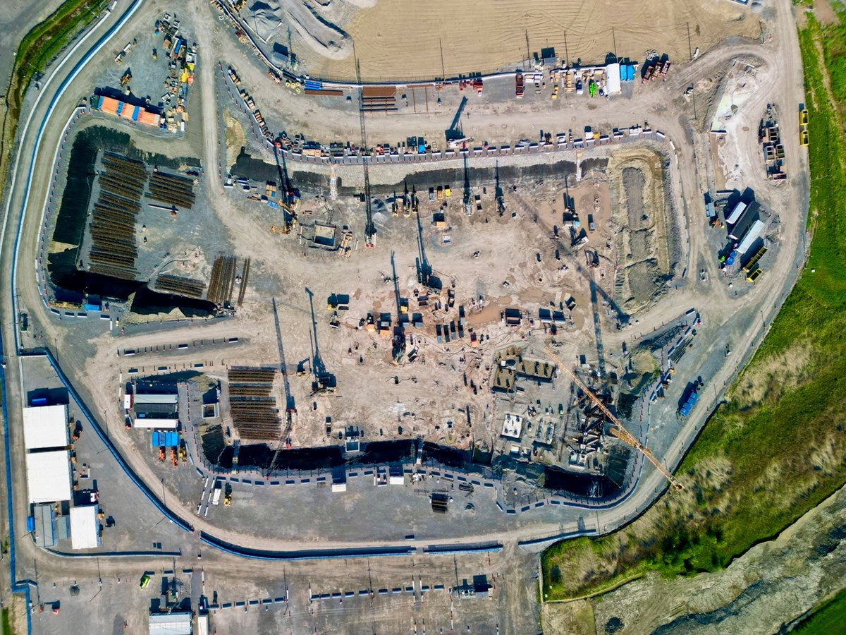 Survol du chantier du futur Hôpital de Vaudreuil-Soulanges 