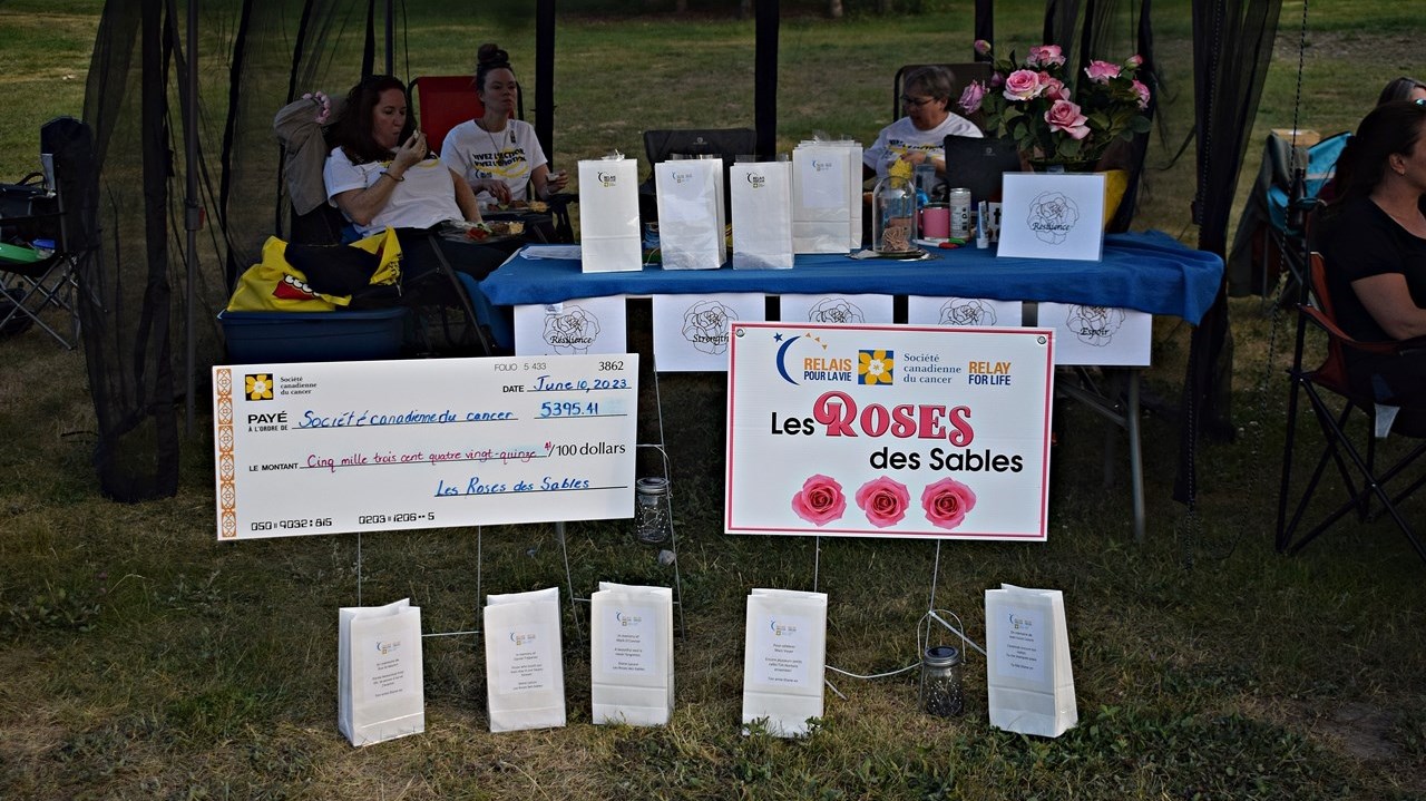 Relay for Life fundraising event for cancer research at Olympic Park in Pincourt, June 10.