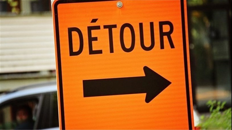 Fermeture d'urgence d'une portion de la route 338