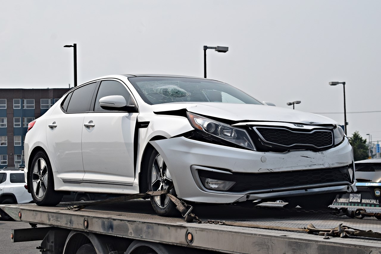 Collision à Vaudreuil-Dorion