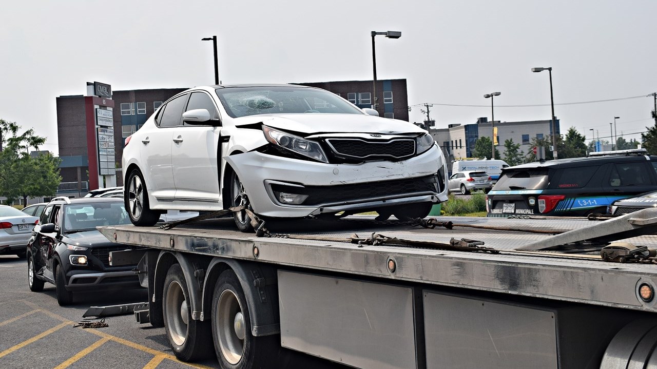 Mid-afternoon accident sends person to hospital