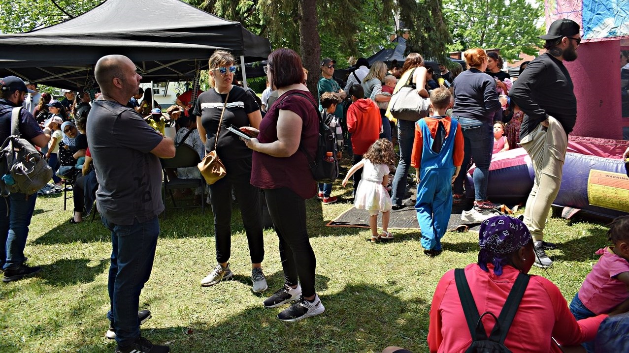 More than 400 families attended Peter Schiefke's superhero barbecue on the grounds of his riding office in Vaudreuil-Dorion on June 18.