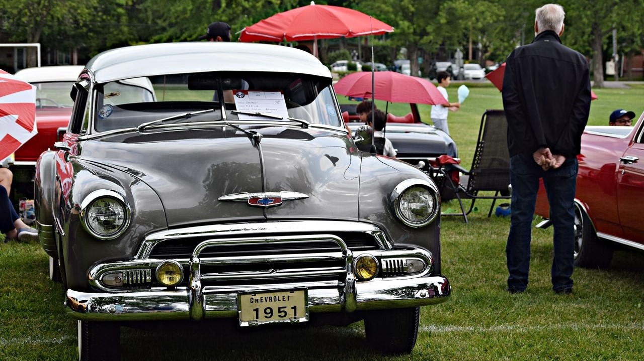 Antique car show at Bellevue Park in Pincourt on June 18.