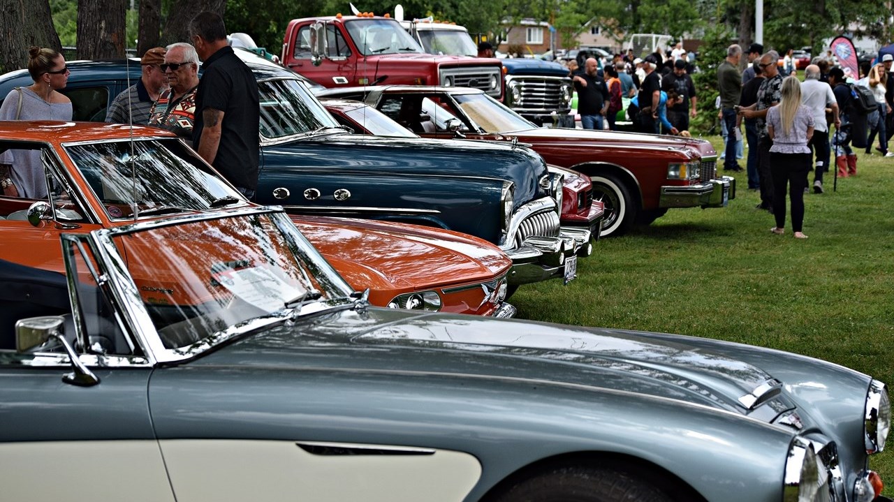 Antique car show at Bellevue Park in Pincourt on June 18.