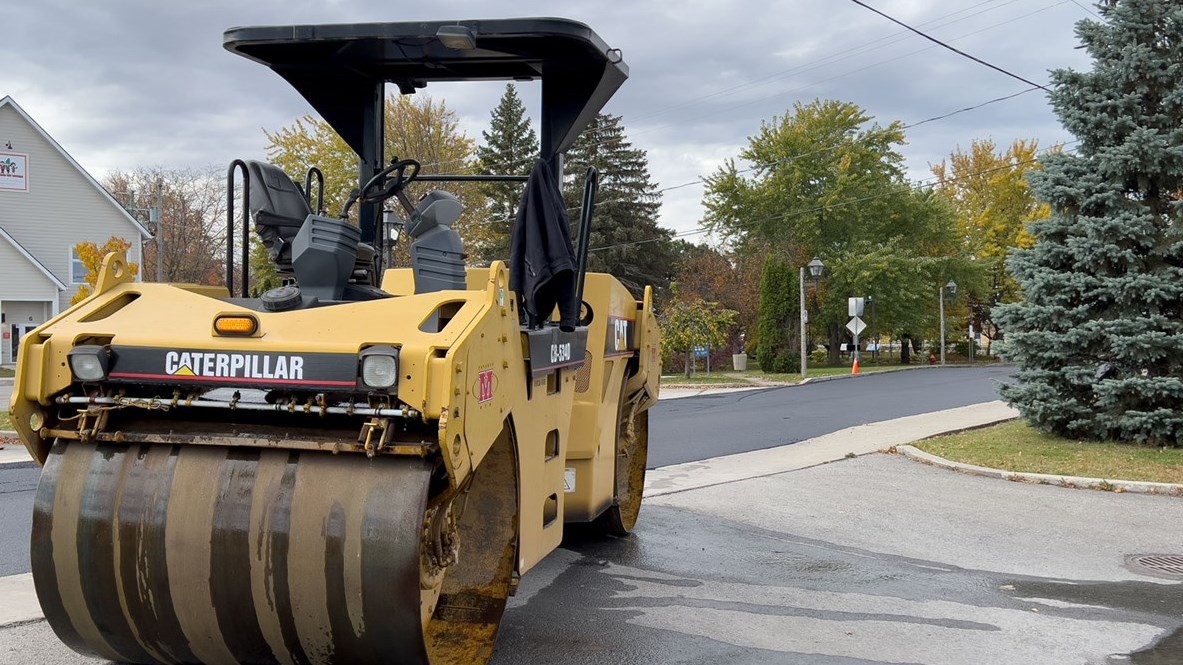 Des travaux de pavage sur quatre rues des Cèdres cette semaine