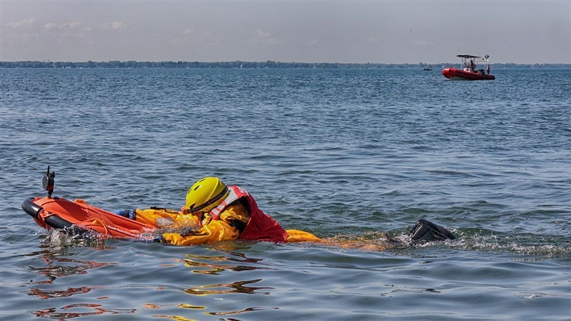 Remote controlled lifebuoy can prevent drownings